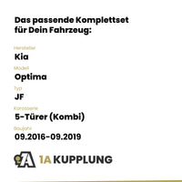 Kia Optima 5-Türer (Kombi) 09.2016-09.2019 JF BRiNK Anhängerkupplung mit JAEGER Elektrosatz