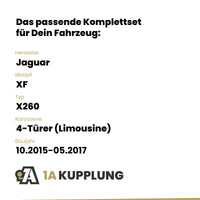 Jaguar XF 4-Türer (Limousine) 10.2015-05.2017 X260 Westfalia-Automotive mit JAEGER Elektrosatz