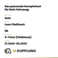 Seat Leon Fließheck 5-Türer (Fließheck) 01.2000-08.2005 1M Westfalia-Automotive mit JAEGER Elektrosatz