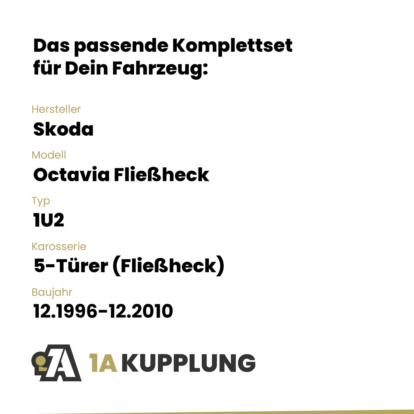 Skoda Octavia Fließheck 5-Türer (Fließheck) 12.1996-12.2010 1U2 Westfalia-Automotive mit JAEGER Elektrosatz