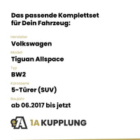 VW Tiguan Allspace 5-Türer (SUV) ab 06.2017 BW2 Westfalia-Automotive mit JAEGER Elektrosatz