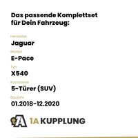 Jaguar E-Pace 5-Türer (SUV) 01.2018-12.2020 X540 BRiNK Anhängerkupplung mit JAEGER Elektrosatz