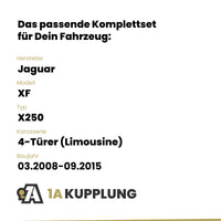 Jaguar XF 4-Türer (Limousine) 03.2008-08.2011 X250 BRiNK Anhängerkupplung mit JAEGER Elektrosatz