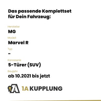 MG Marvel R 5-Türer (SUV) ab 10.2021 - BRiNK Anhängerkupplung mit JAEGER Elektrosatz