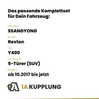 SSANGYONG Rexton 5-Türer (SUV) ab 03.2021 Y400 BRiNK Anhängerkupplung mit JAEGER Elektrosatz