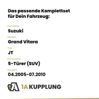 Suzuki Grand Vitara 5-Türer (SUV) 04.2005-07.2010 JT BRiNK Anhängerkupplung mit JAEGER Elektrosatz