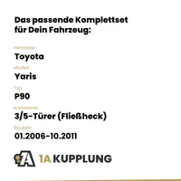 Toyota Yaris 3/5-Türer (Fließheck) 01.2006-10.2011 P90 BRiNK Anhängerkupplung mit JAEGER Elektrosatz