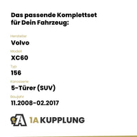 Volvo XC60 5-Türer (SUV) 11.2008-02.2017 156 BRiNK Anhängerkupplung mit JAEGER Elektrosatz