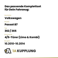 VW Passat B7 4/5-Türer (Limo & Kombi) 10.2010-10.2014 362 / 365 BRiNK Anhängerkupplung mit JAEGER Elektrosatz