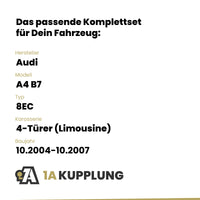 Audi A4 B7 4-Türer (Limousine) 10.2004-10.2007 8EC BRiNK Anhängerkupplung mit JAEGER Elektrosatz