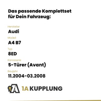 Audi A4 B7 5-Türer (Avant) 11.2004-03.2008 8ED BRiNK Anhängerkupplung mit JAEGER Elektrosatz