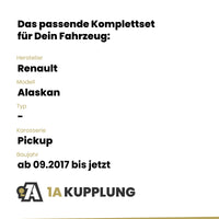 Renault Alaskan Pickup ab 09.2017 - BRiNK Anhängerkupplung mit JAEGER Elektrosatz