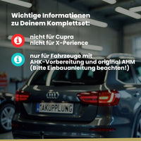 Seat Leon ST 5-Türer (Kombi) 06.2014-10.2019 5F8 BRiNK Anhängerkupplung mit JAEGER Elektrosatz