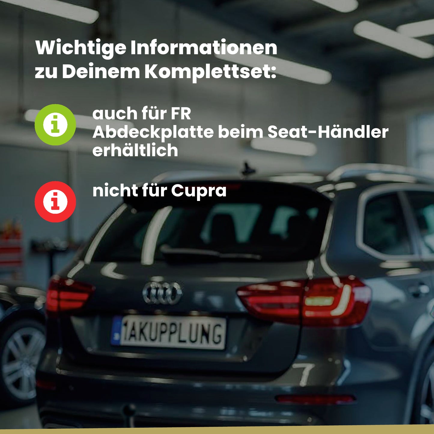 Seat Leon Fließheck 5-Türer (Fließheck) 06.2014-12.2019 5F1 BRiNK Anhängerkupplung mit JAEGER Elektrosatz