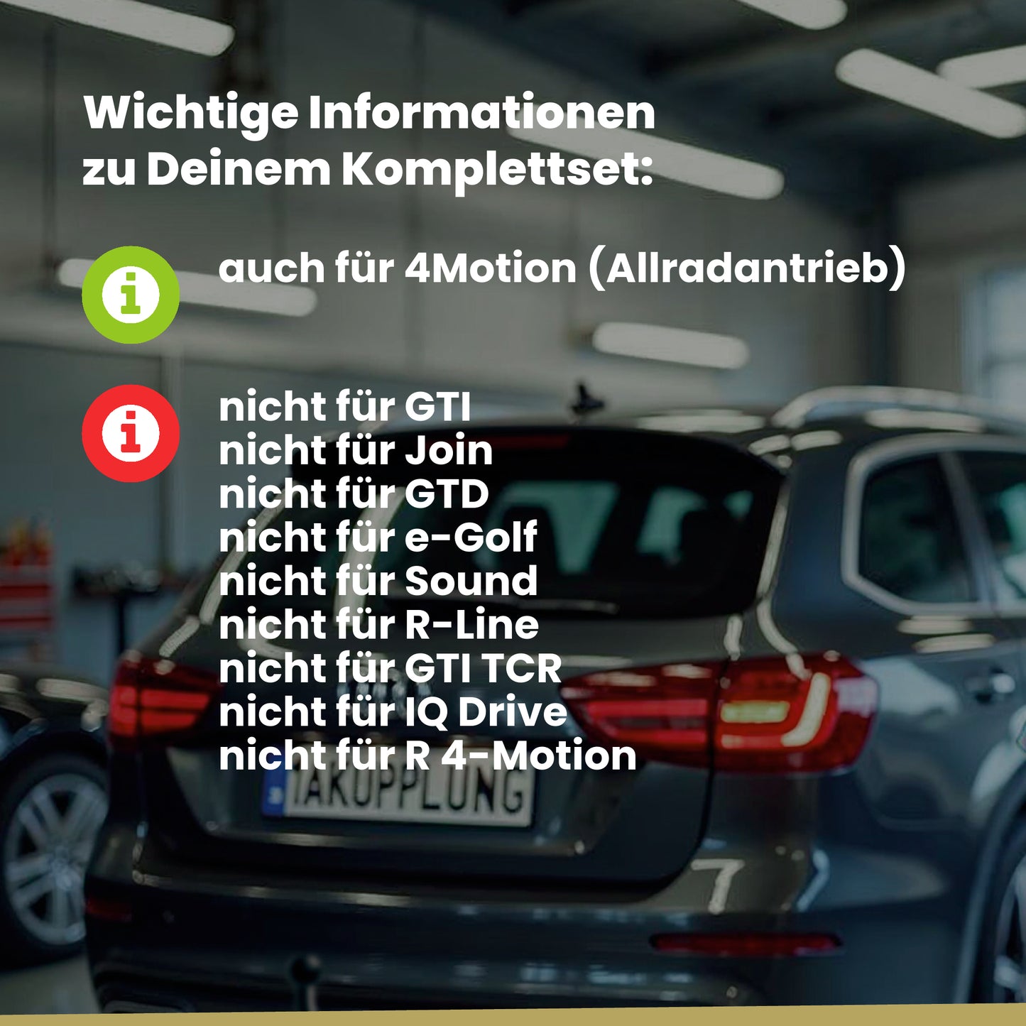 VW Golf VII Fließheck 3/5-Türer (Fließheck) 11.2012-12.2019 5G1 BRiNK Anhängerkupplung mit JAEGER Elektrosatz
