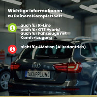 VW Passat B8 4/5-Türer (Limo & Kombi) 11.2014-11.2023 3G_ / CB_ BRiNK Anhängerkupplung mit JAEGER Elektrosatz