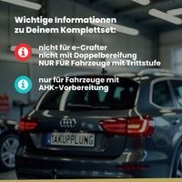 VW Crafter Bus / Kasten mit Trittstufe ab 03.2017 SY_ BRiNK Anhängerkupplung mit JAEGER Elektrosatz