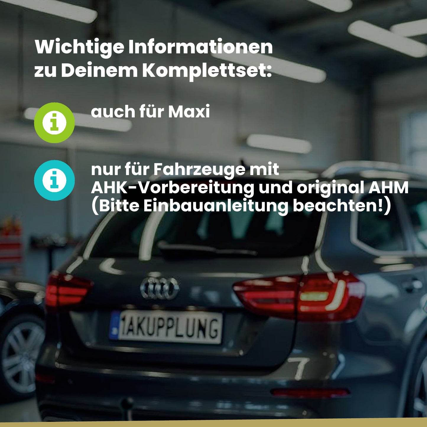 VW Caddy V Kombi / Kasten ab 12.2020 SBB / SBJ BRiNK Anhängerkupplung mit JAEGER Elektrosatz