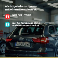 Peugeot 3008 II 5-Türer (Kompakt-SUV) ab 10.2019 M ORIS Anhängerkupplung mit JAEGER Elektrosatz