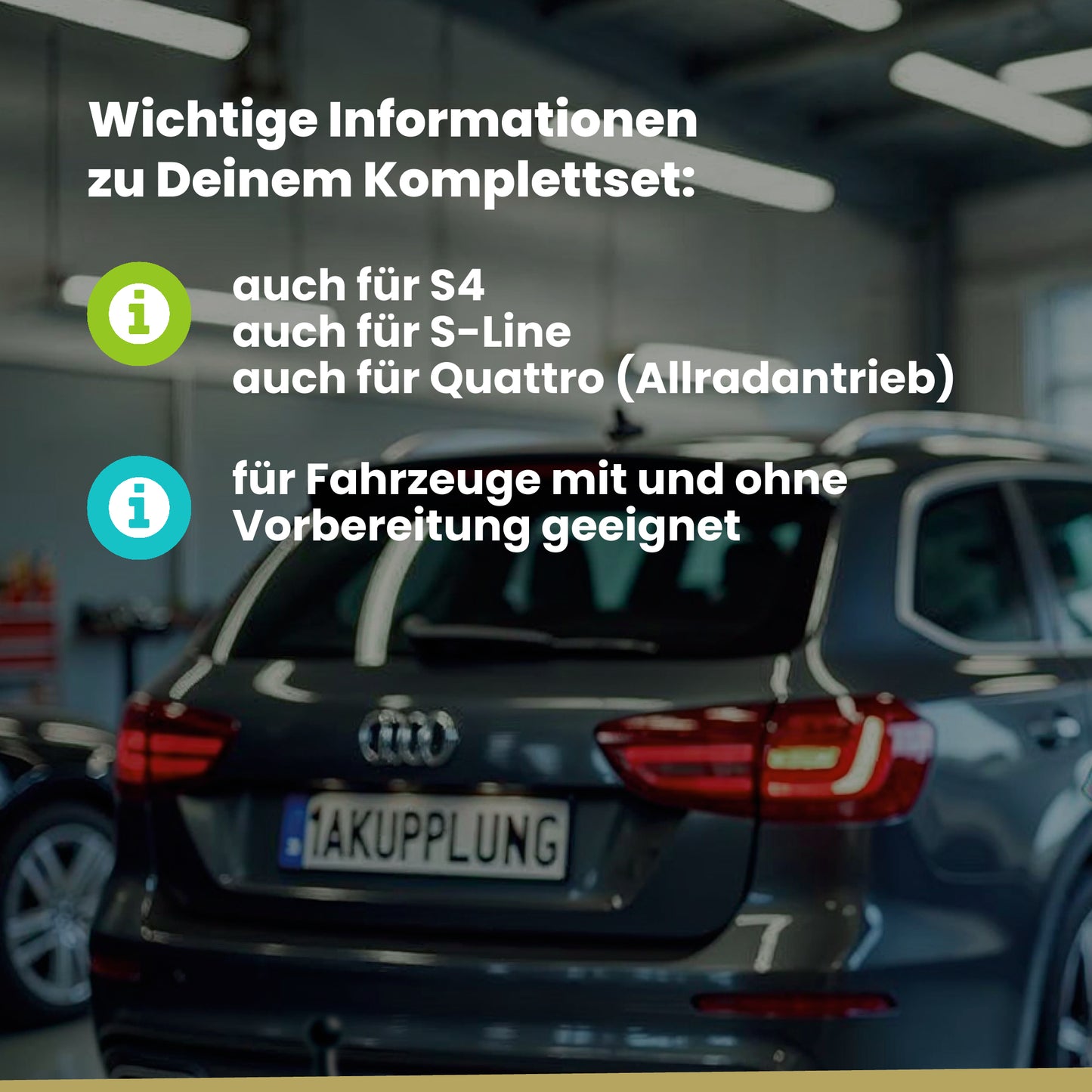 Audi A4 B8 4-Türer (Limousine) 11.2007-10.2015 8K2 ORIS Anhängerkupplung mit JAEGER Elektrosatz