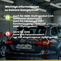 Mercedes C-Klasse 4-Türer (Limousine) 03.2014-06.2018 W205 ORIS Anhängerkupplung mit JAEGER Elektrosatz