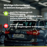 Mercedes C-Klasse 5-Türer (Kombi) 07.2018-02.2021 S205 ORIS Anhängerkupplung mit JAEGER Elektrosatz