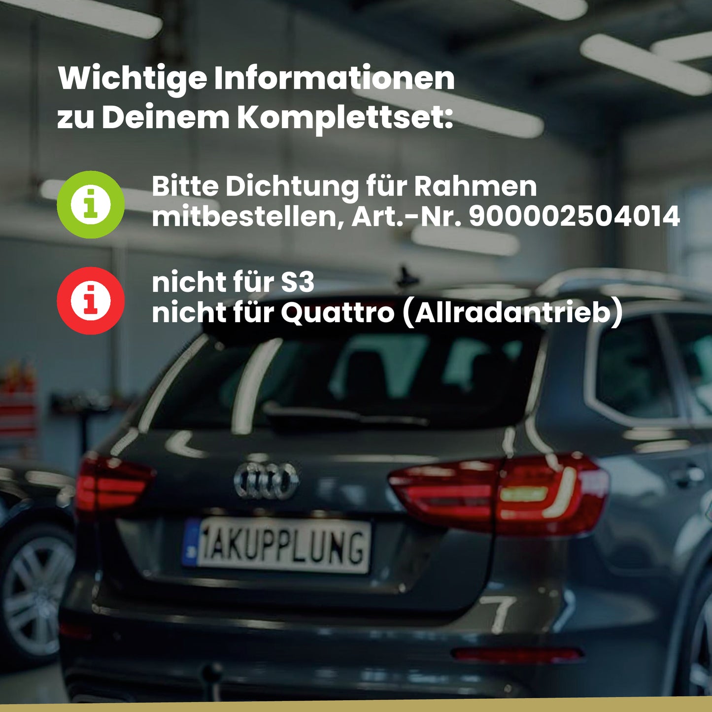 Audi A3 3/5-Türer (Schrägheck) 09.1996-04.2003 8L1 / 4x2 Westfalia-Automotive mit JAEGER Elektrosatz