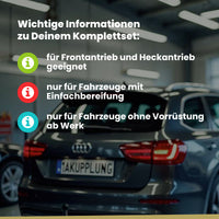 Nissan NV400 Pritsche Einfachbereifung 10.2011-08.2014 X62 Westfalia-Automotive mit JAEGER Elektrosatz