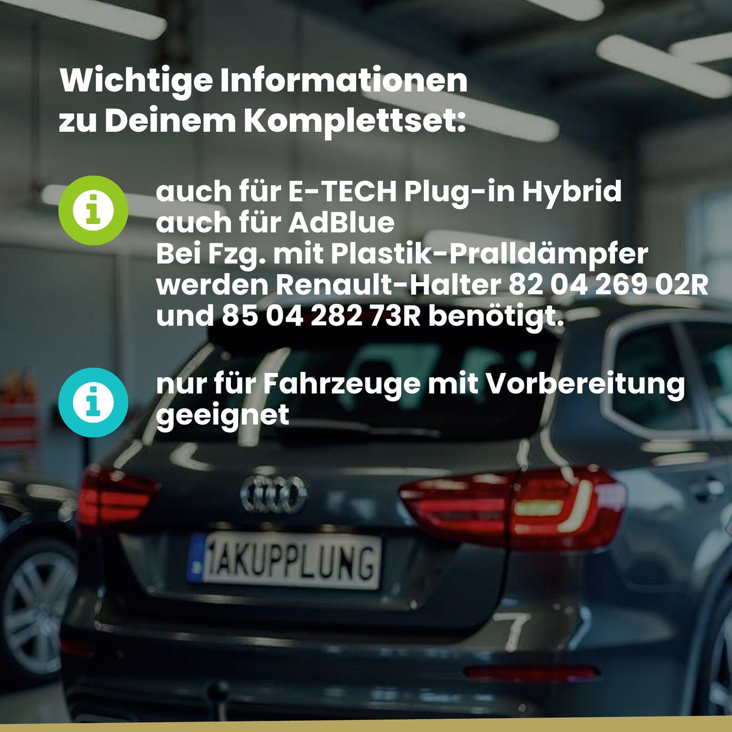 Renault Captur 5-Türer (Mini-SUV) ab 12.2019 HF Westfalia-Automotive mit JAEGER Elektrosatz