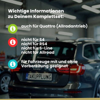 Audi A4 B8 5-Türer (Avant) 04.2008-10.2015 8K5 BRiNK Anhängerkupplung mit JAEGER Elektrosatz