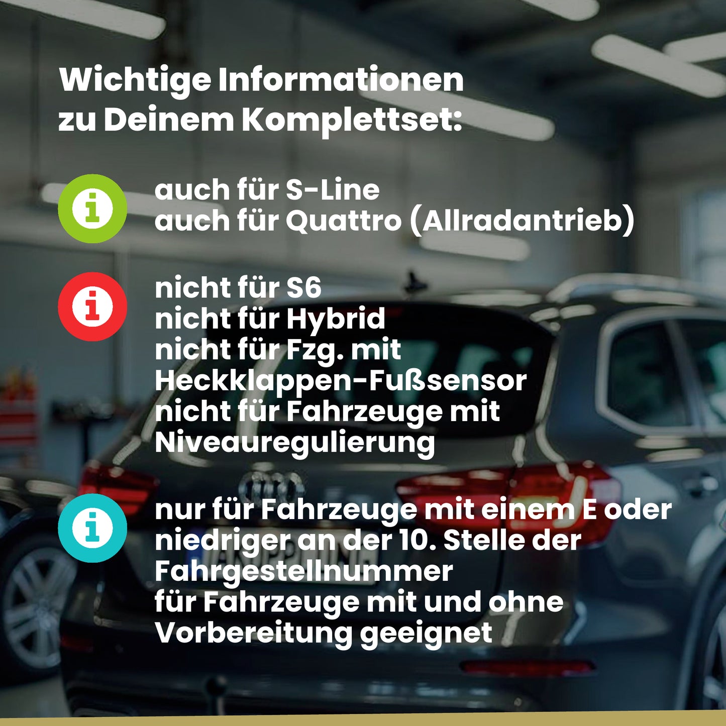 Audi A6 C7 4-Türer (Limousine) 03.2011-09.2014 4G2 BRiNK Anhängerkupplung mit JAEGER Elektrosatz