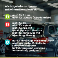 Audi A6 C7 4-Türer (Limousine) 03.2011-09.2014 4G2 BRiNK Anhängerkupplung mit JAEGER Elektrosatz