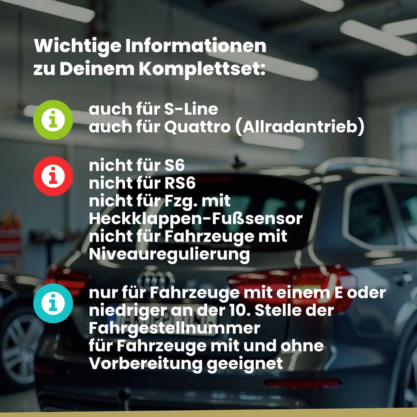 Audi A6 C7 Avant 5-Türer (Avant) 09.2011-09.2014 4G5 BRiNK Anhängerkupplung mit JAEGER Elektrosatz