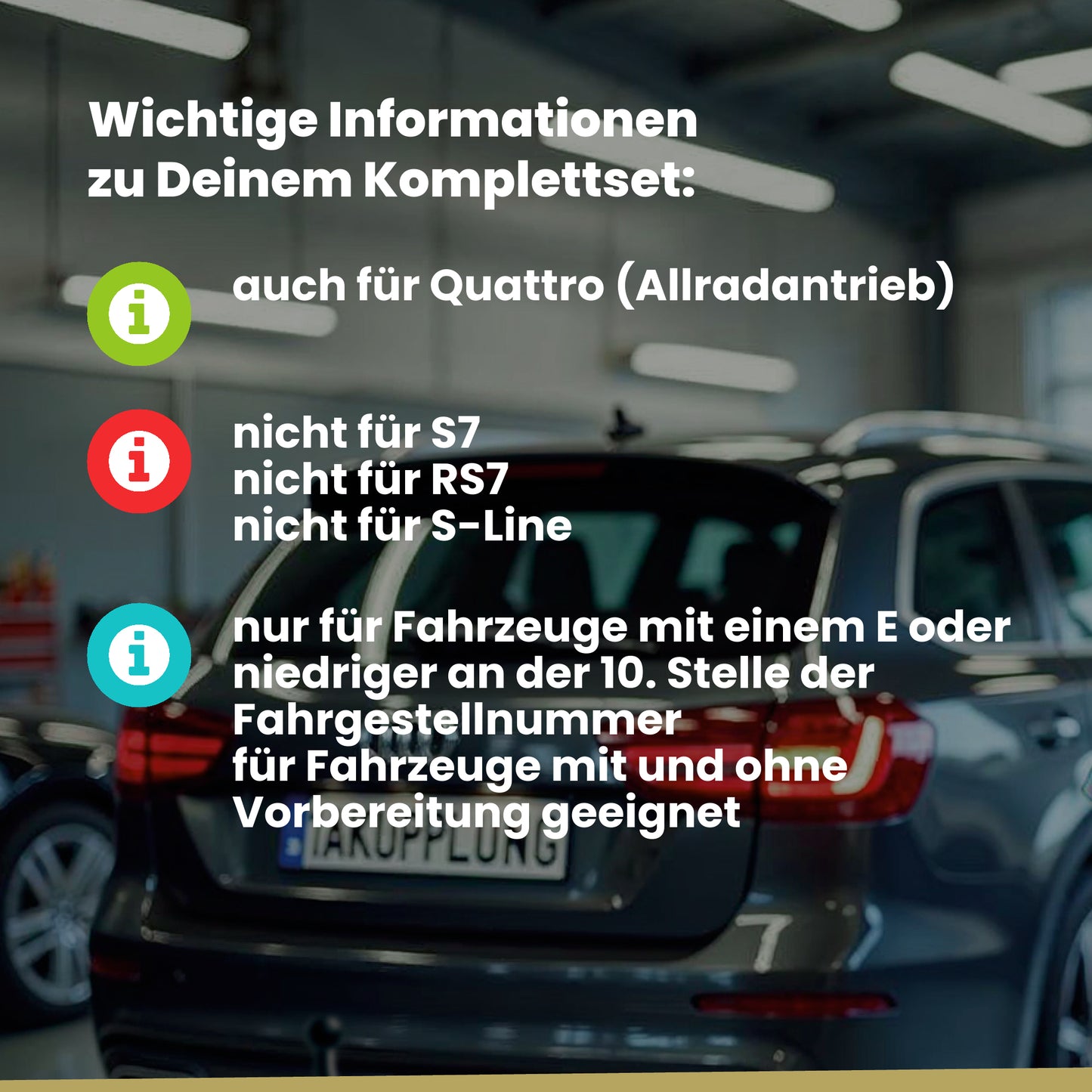 Audi A7 Sportback 5-Türer (Schrägheck) 10.2010-09.2014 4GA BRiNK Anhängerkupplung mit JAEGER Elektrosatz