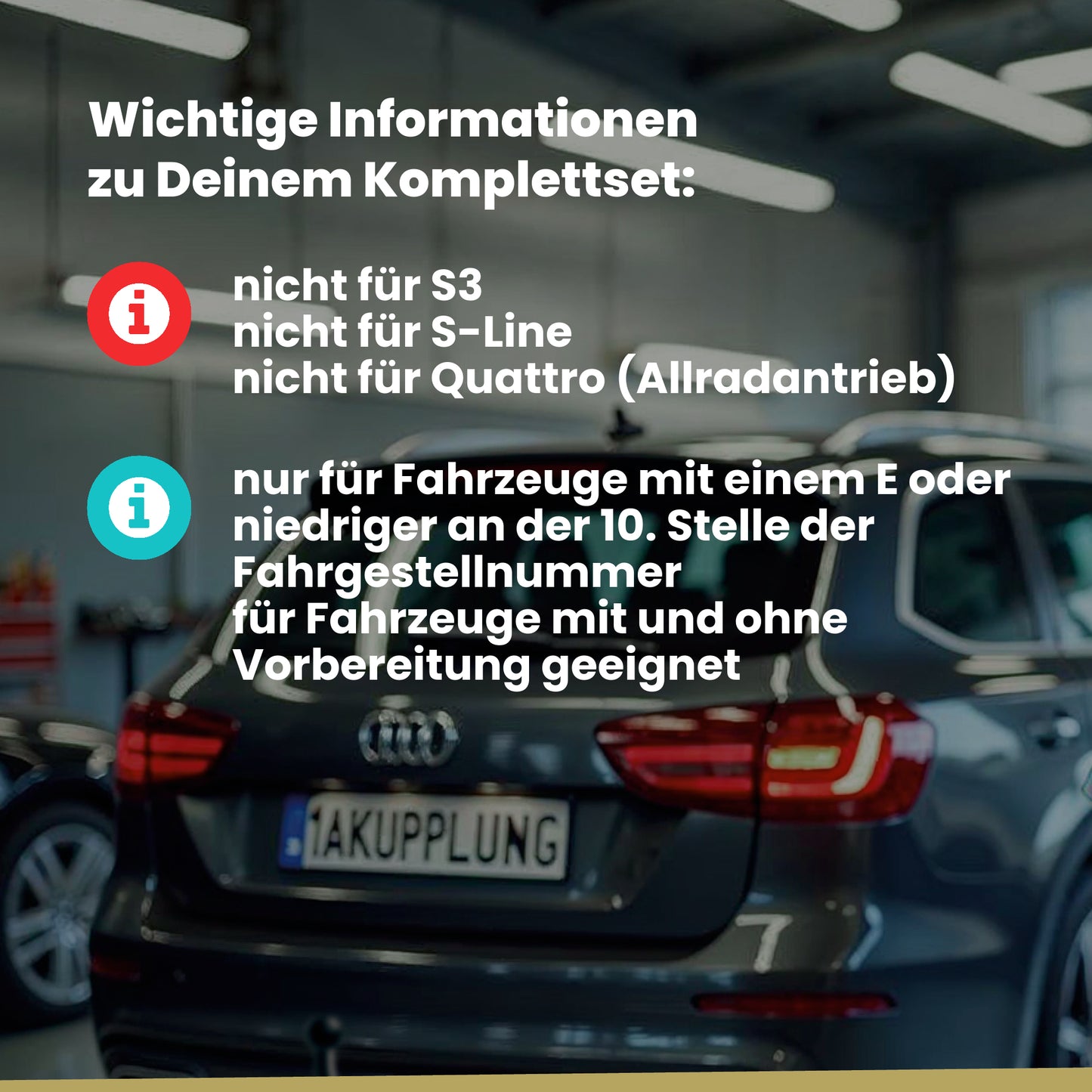 Audi A3 3-Türer (Fließheck) 08.2012-05.2014 8V1 BRiNK Anhängerkupplung mit JAEGER Elektrosatz