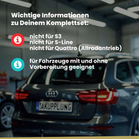 Audi A3 3-Türer (Fließheck) 07.2008-04.2012 8P1 BRiNK Anhängerkupplung mit JAEGER Elektrosatz