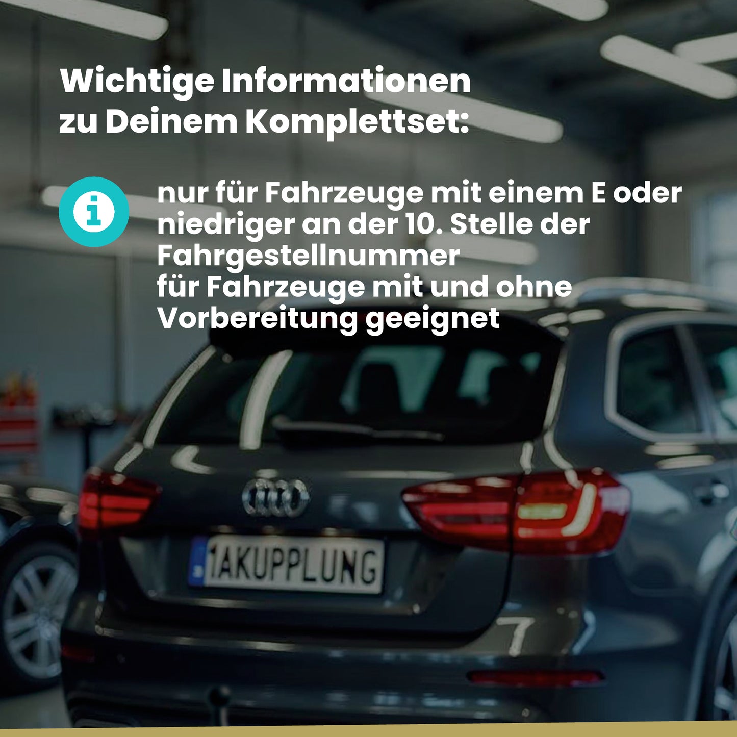 Audi A3 4-Türer (Limousine) 09.2013-05.2014 8VS BRiNK Anhängerkupplung mit JAEGER Elektrosatz