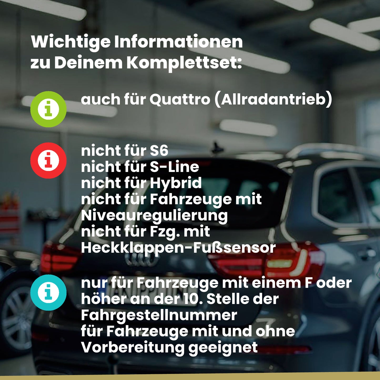 Audi A6 C7 4-Türer (Limousine) 10.2014-05.2018 4G2 BRiNK Anhängerkupplung mit JAEGER Elektrosatz