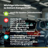 Audi A6 C7 4-Türer (Limousine) 10.2014-05.2018 4G2 BRiNK Anhängerkupplung mit JAEGER Elektrosatz