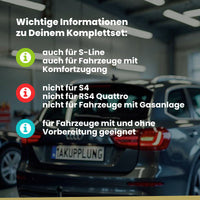 Audi A4 B9 5-Türer (Avant) 11.2015-07.2023 8W5 BRiNK Anhängerkupplung mit JAEGER Elektrosatz