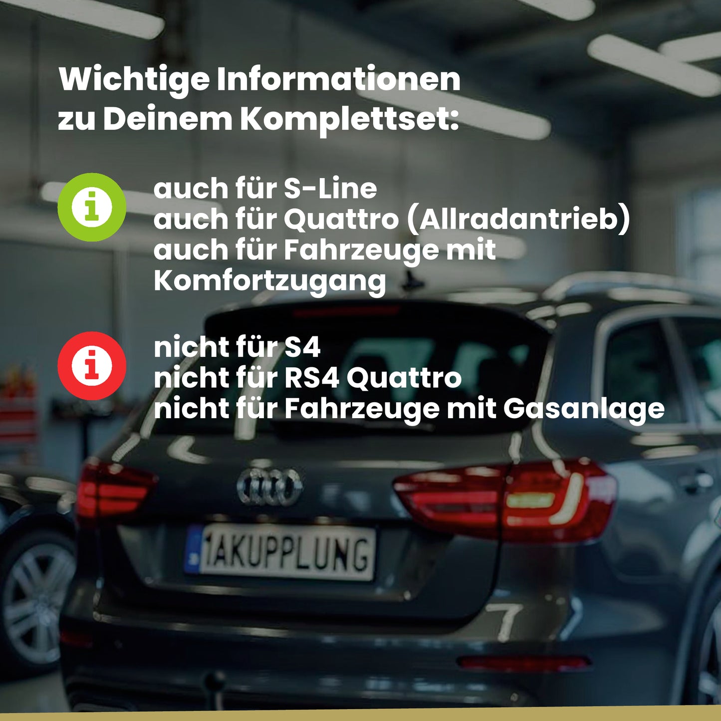 Audi A4 B9 5-Türer (Avant) 11.2015-07.2023 8W5 BRiNK Anhängerkupplung mit JAEGER Elektrosatz