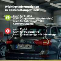 Audi A4 B9 5-Türer (Avant) 11.2015-09.2019 8W5 BRiNK Anhängerkupplung mit JAEGER Elektrosatz