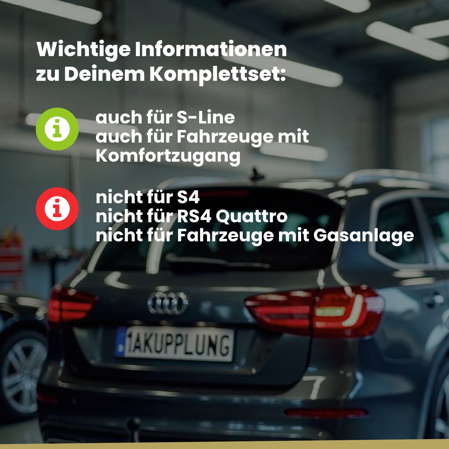 Audi A4 B9 5-Türer (Avant) 11.2015-07.2023 8W5 BRiNK Anhängerkupplung mit JAEGER Elektrosatz