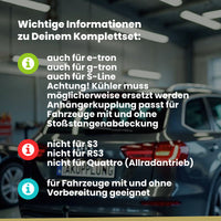 Audi A3 Sportback 5-Türer (Schrägheck) 07.2016-02.2020 8VA BRiNK Anhängerkupplung mit JAEGER Elektrosatz