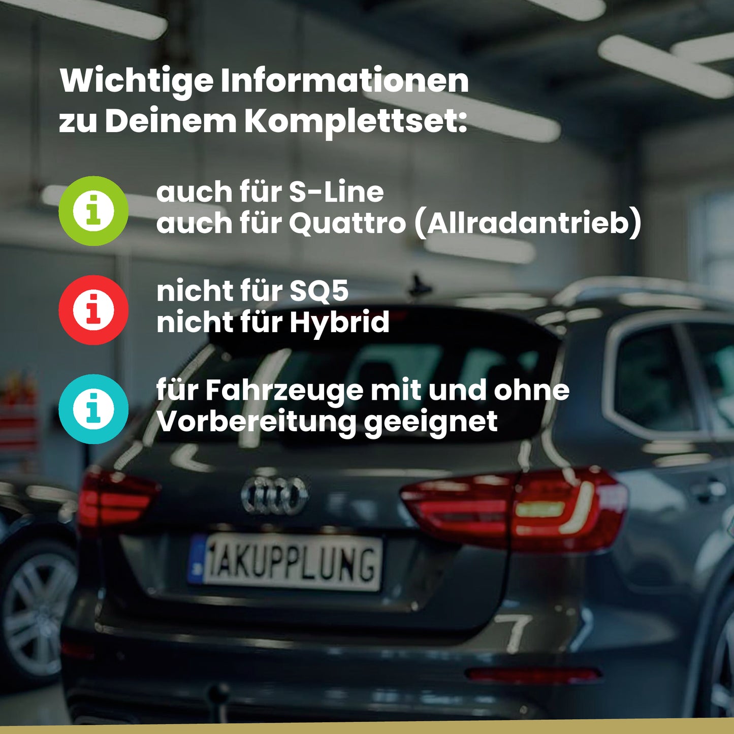 Audi Q5 5-Türer (SUV) 01.2017-08.2023 FY BRiNK Anhängerkupplung mit JAEGER Elektrosatz