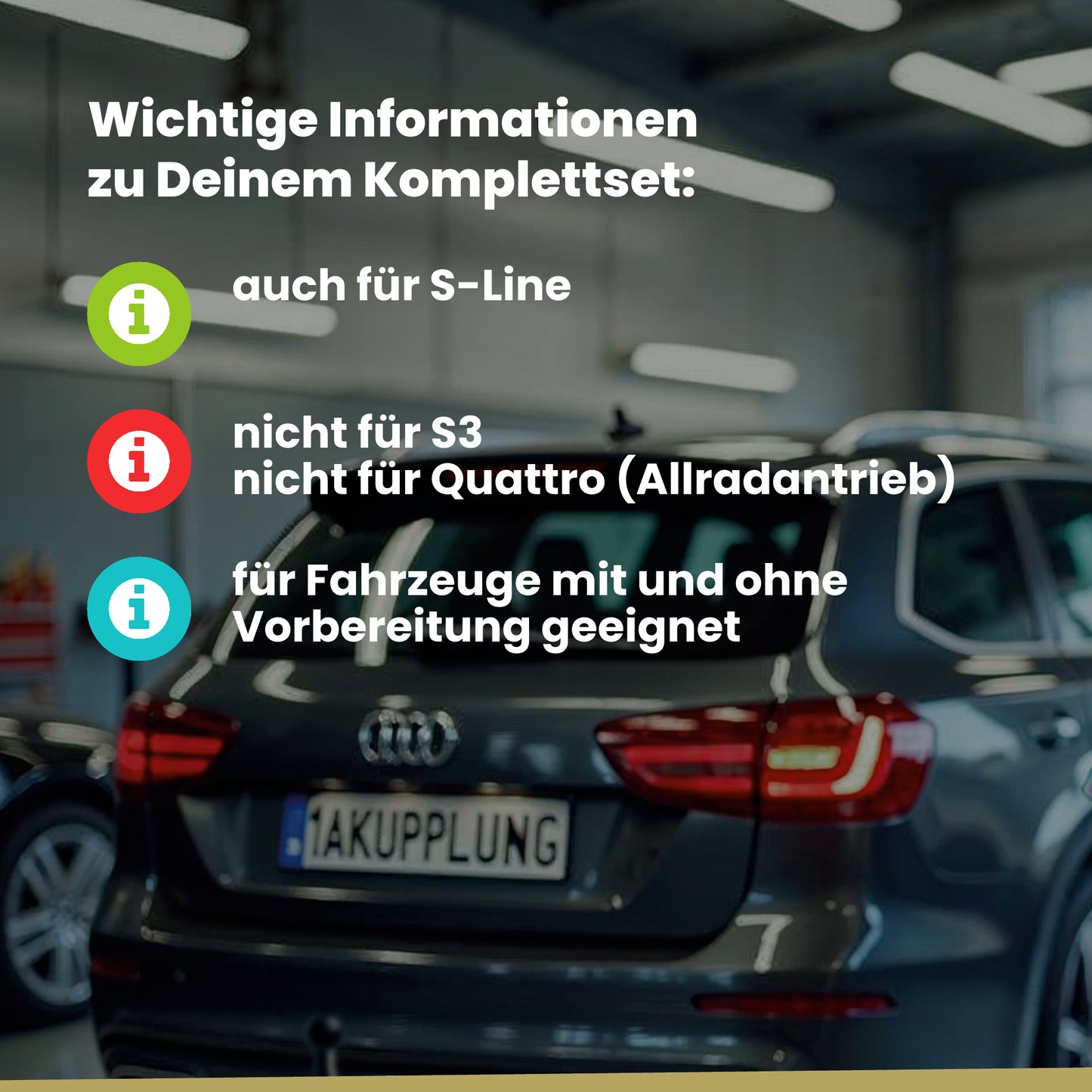 Audi A3 2-Türer (Cabriolet) 07.2016-10.2020 8V7 BRiNK Anhängerkupplung mit JAEGER Elektrosatz