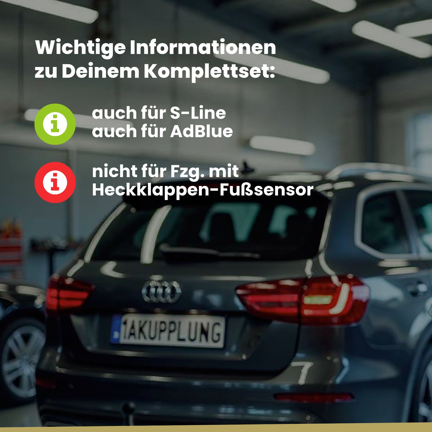 Audi A6 C8 4-Türer (Limousine) 07.2018-08.2023 4A2 BRiNK Anhängerkupplung mit JAEGER Elektrosatz