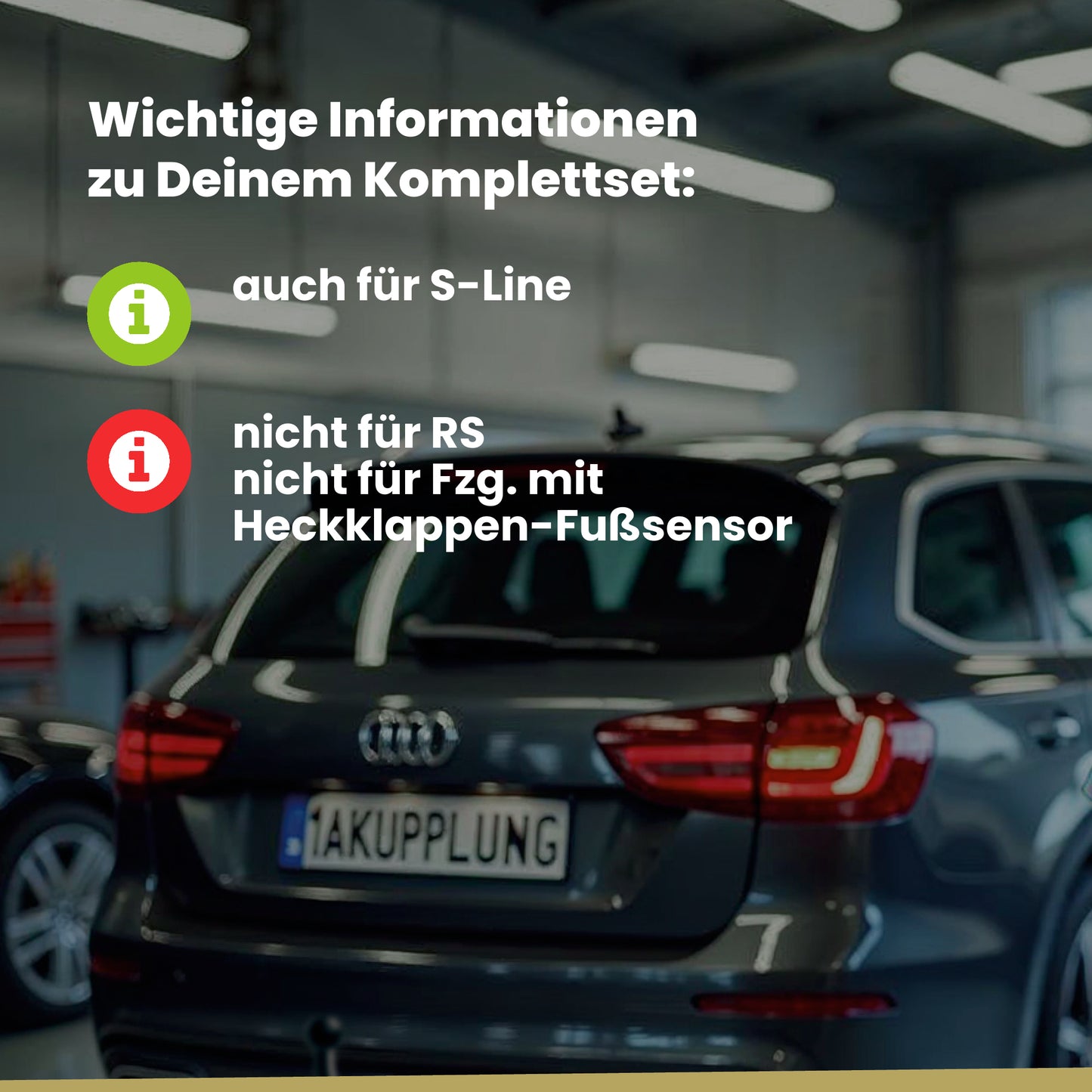 Audi A6 C8 Avant 5-Türer (Avant) 09.2018-08.2023 4A5 BRiNK Anhängerkupplung mit JAEGER Elektrosatz