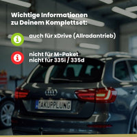 BMW 3er E91 5-Türer (Touring) 10.2005-06.2012 E91 BRiNK Anhängerkupplung mit JAEGER Elektrosatz
