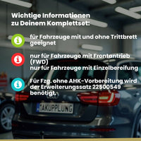 Nissan Interstar Bus / Kasten 05.2022-08.2024 X62B BRiNK Anhängerkupplung mit JAEGER Elektrosatz